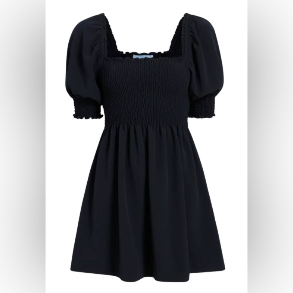 The Athena Nap Dress in Wrinkle Resistant Black Crepe